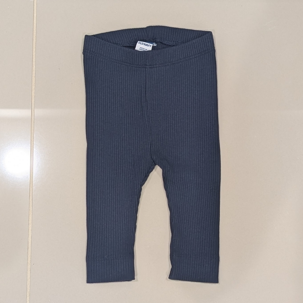 NWOT Navy Blue Ribbed Leggings